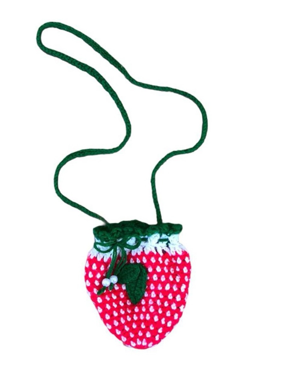 Handmade crochet Strawberry bag